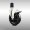 Service Caster 5 Inch 316SS Hard Rubber Swivel 1-3/4 Inch Expanding Stem Caster Lock Brake SCC SCC-SS316TTLEX20S514-HRS-134 - alternate 3